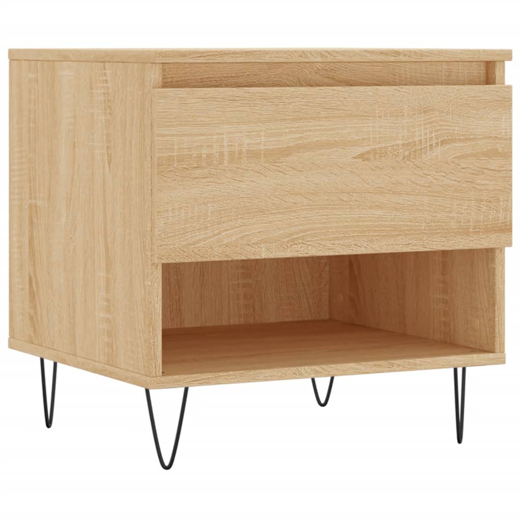 Tables basses 2 pcs chêne sonoma 50x46x50 cm bois d'ingénierie - XIOS