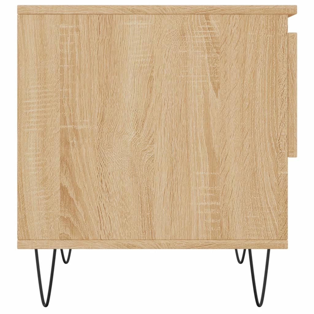 Tables basses 2 pcs chêne sonoma 50x46x50 cm bois d'ingénierie - XIOS