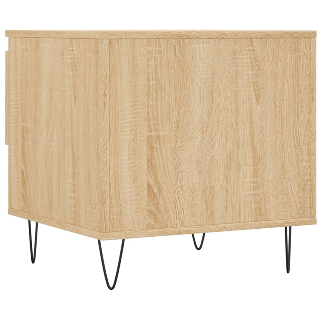 Tables basses 2 pcs chêne sonoma 50x46x50 cm bois d'ingénierie - XIOS