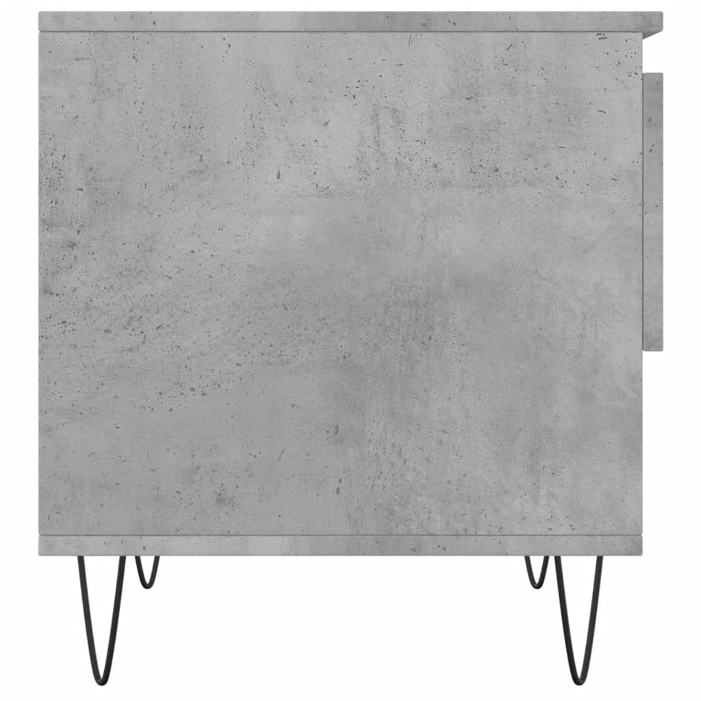 Tables basses 2 pcs gris béton 50x46x50 cm bois d'ingénierie - XIOS