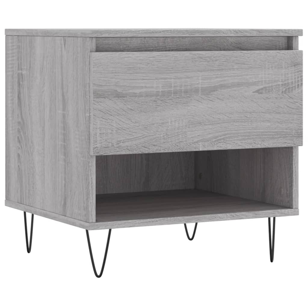 Tables basses 2 pcs sonoma gris 50x46x50 cm bois d'ingénierie - XIOS