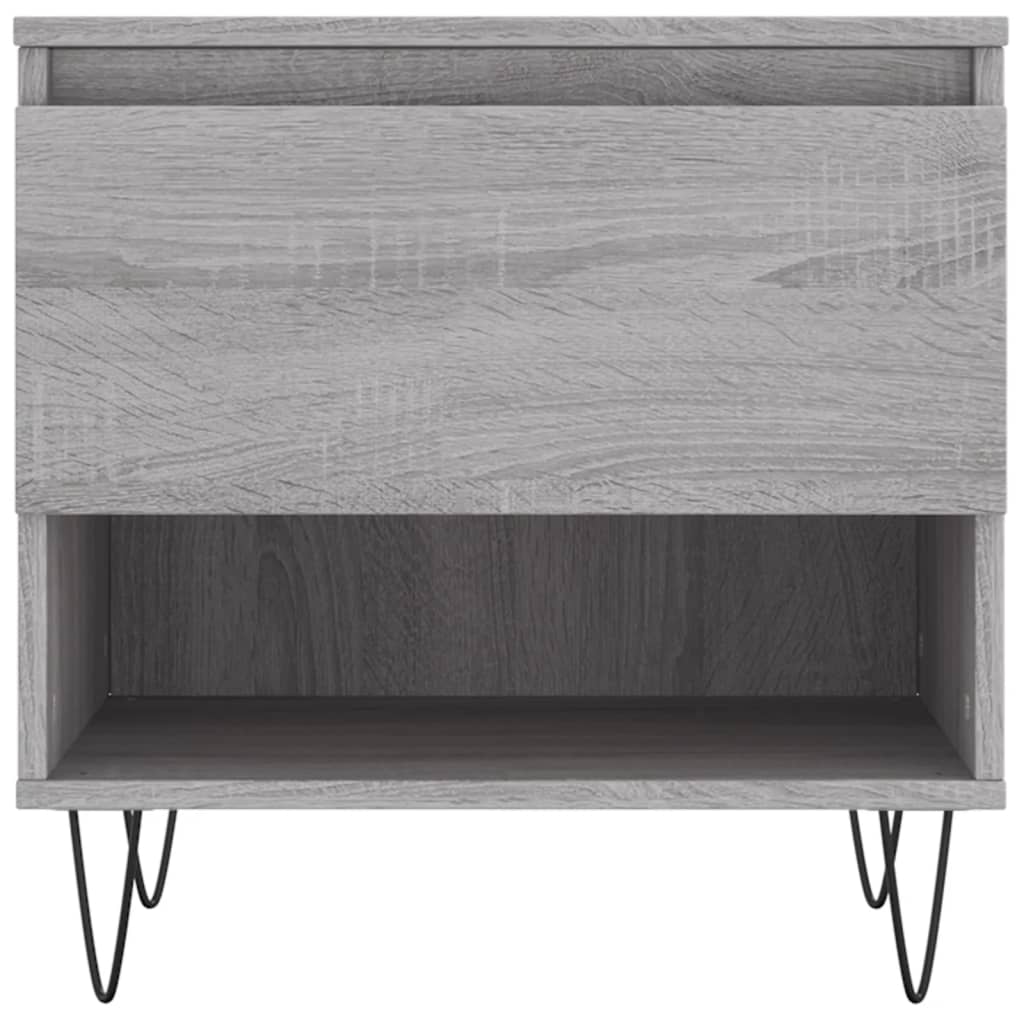 Tables basses 2 pcs sonoma gris 50x46x50 cm bois d'ingénierie - XIOS