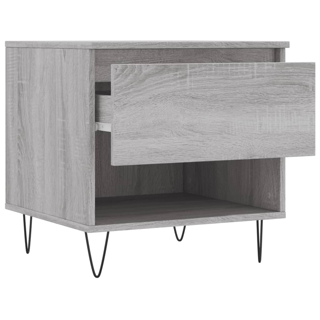 Tables basses 2 pcs sonoma gris 50x46x50 cm bois d'ingénierie - XIOS