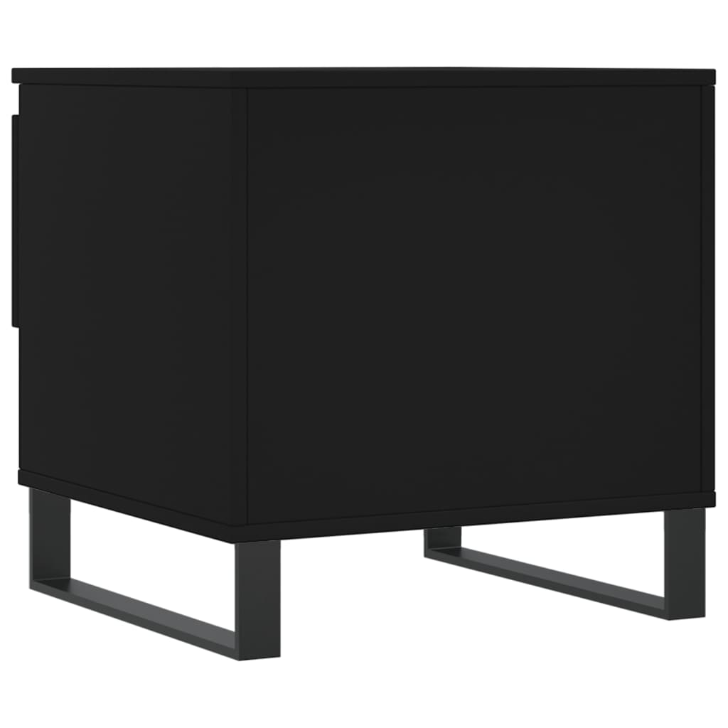Table basse noir 50x46x50 cm bois d’ingénierie - XIOS