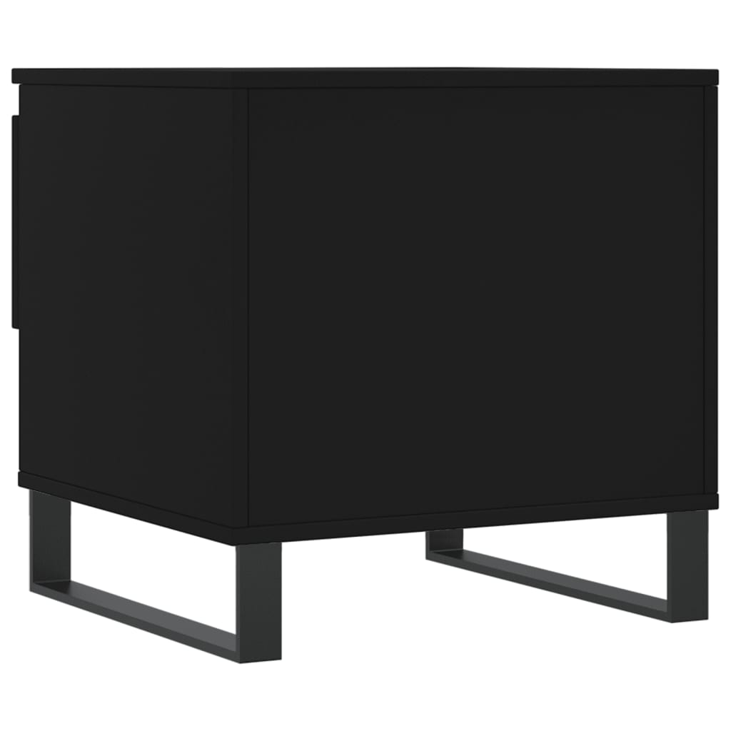 Tables basses 2 pcs noir 50x46x50 cm bois d'ingénierie - XIOS