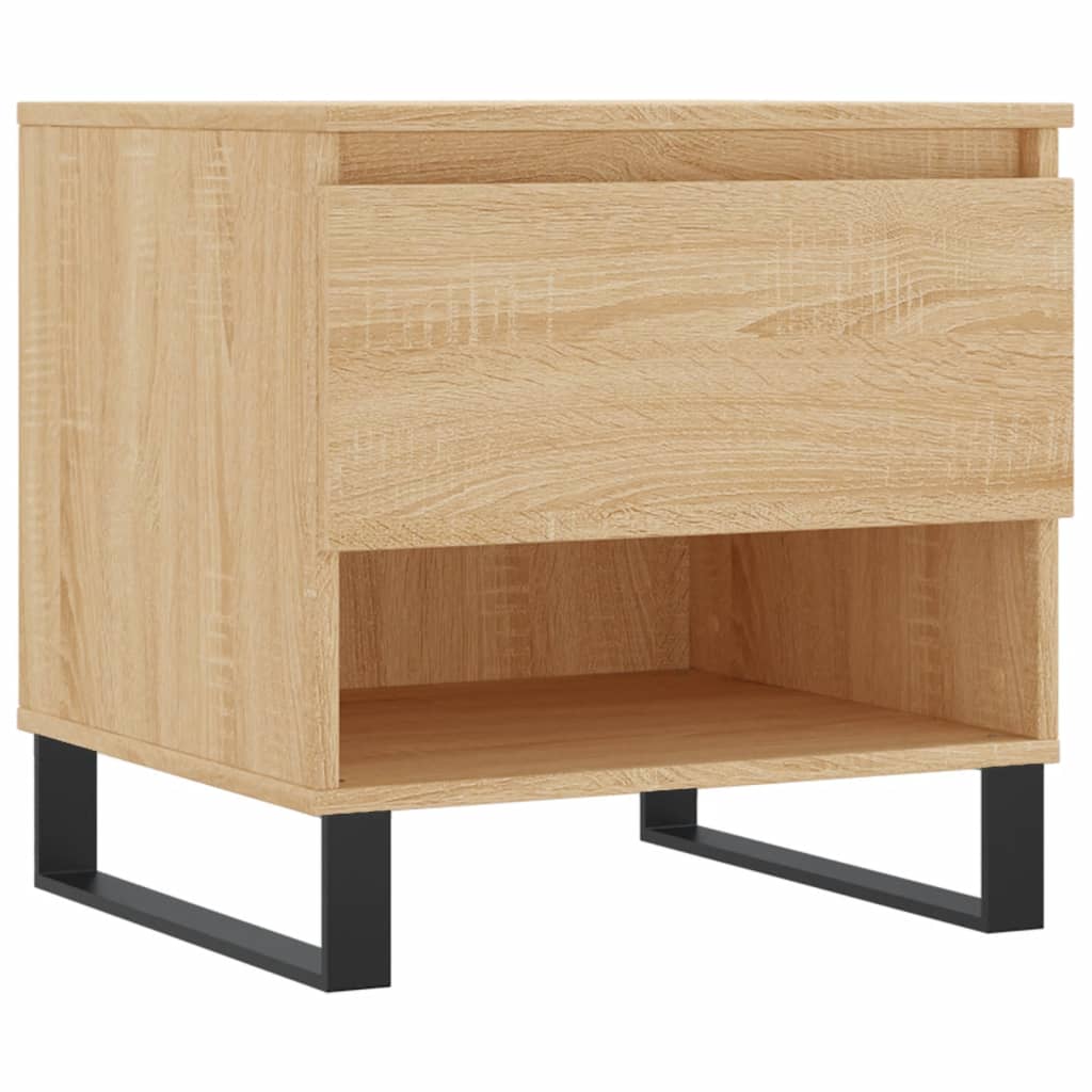 Tables basses 2 pcs chêne sonoma 50x46x50 cm bois d'ingénierie - XIOS