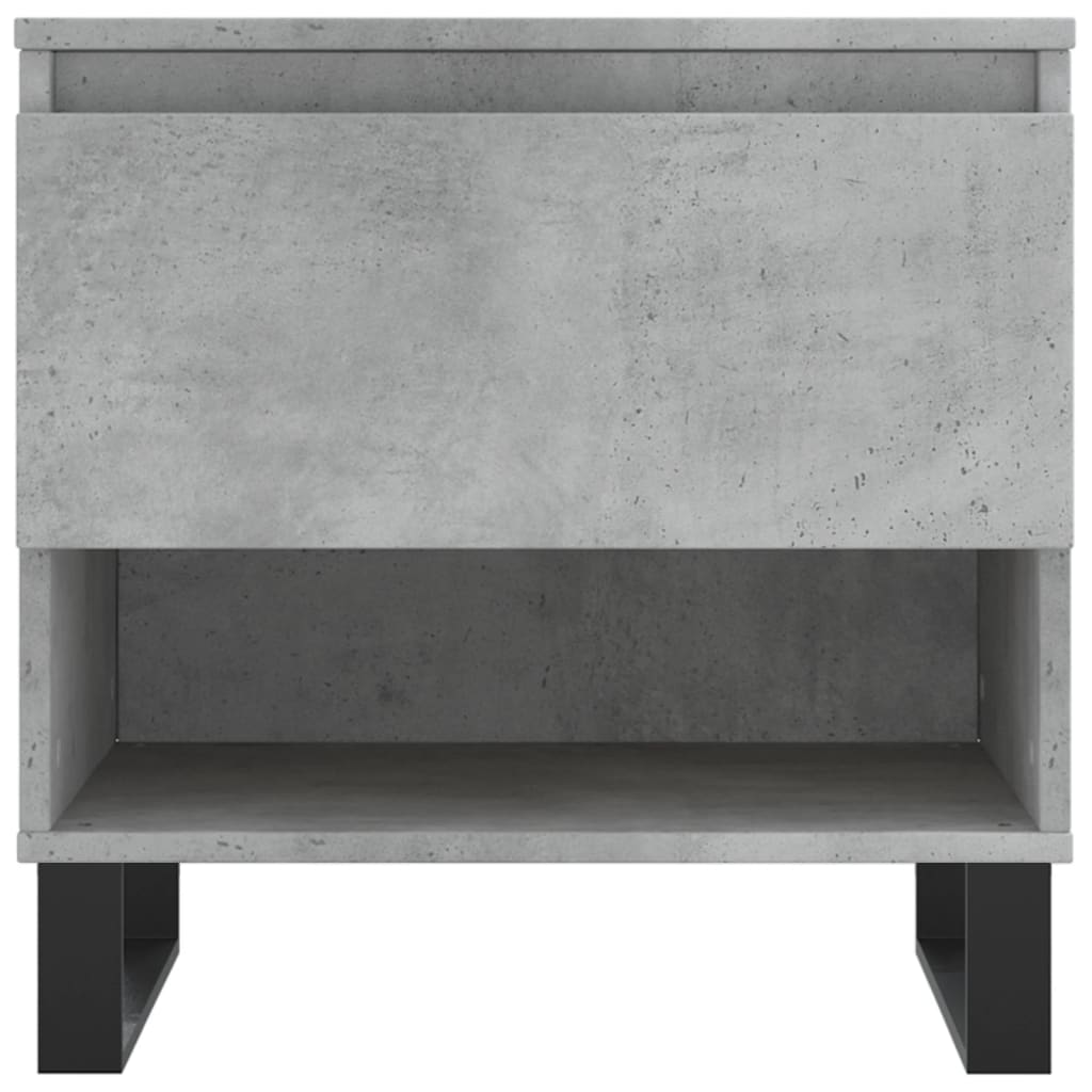Tables basses 2 pcs gris béton 50x46x50 cm bois d'ingénierie - XIOS