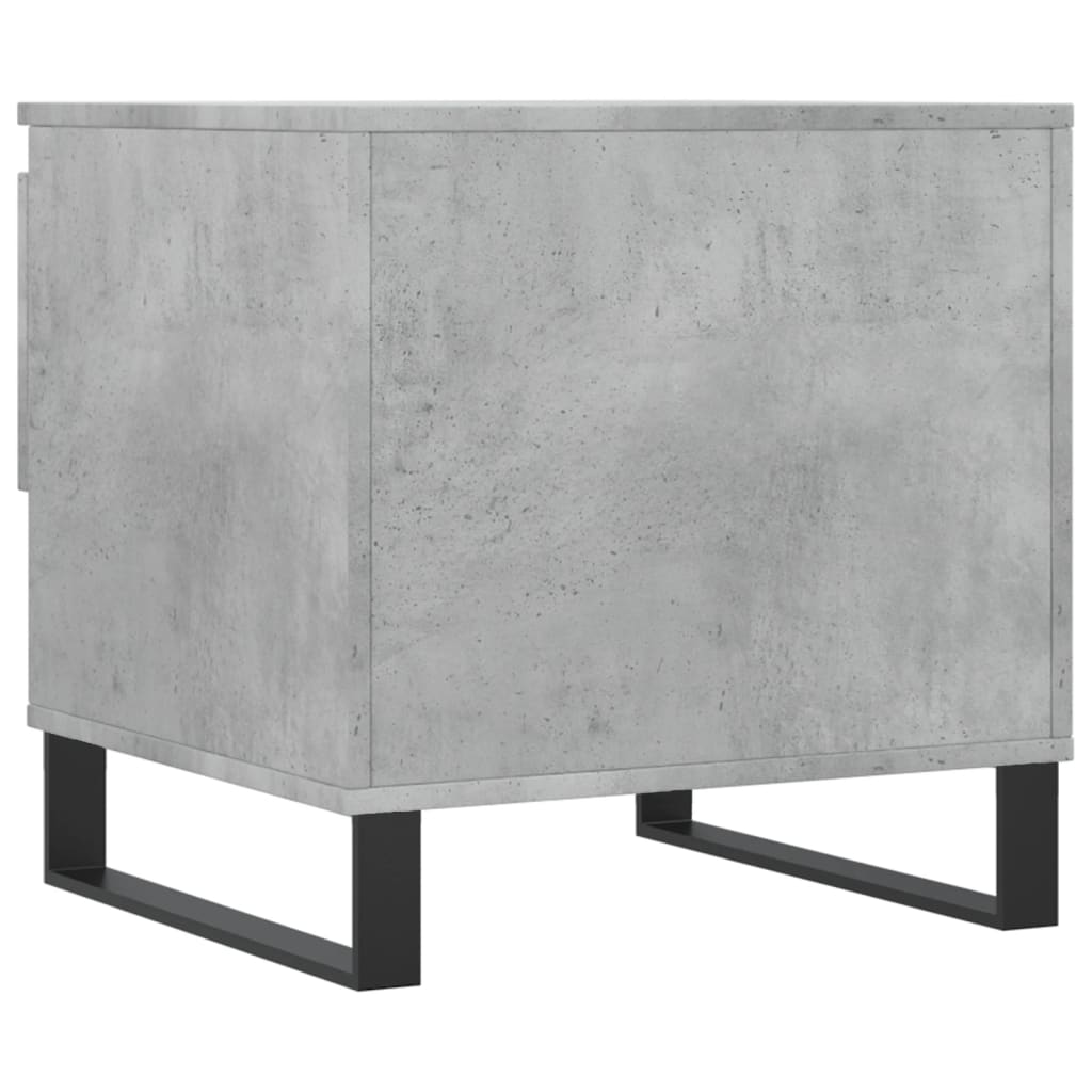 Tables basses 2 pcs gris béton 50x46x50 cm bois d'ingénierie - XIOS