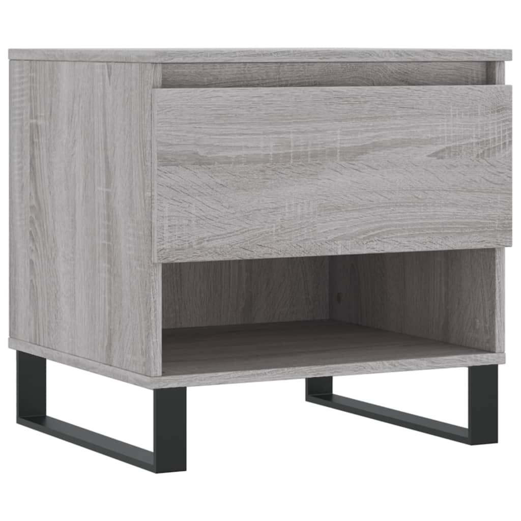 Tables basses 2 pcs sonoma gris 50x46x50 cm bois d'ingénierie - XIOS