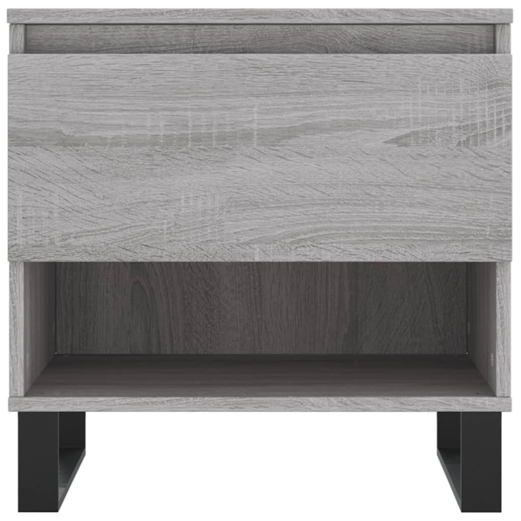 Tables basses 2 pcs sonoma gris 50x46x50 cm bois d'ingénierie - XIOS