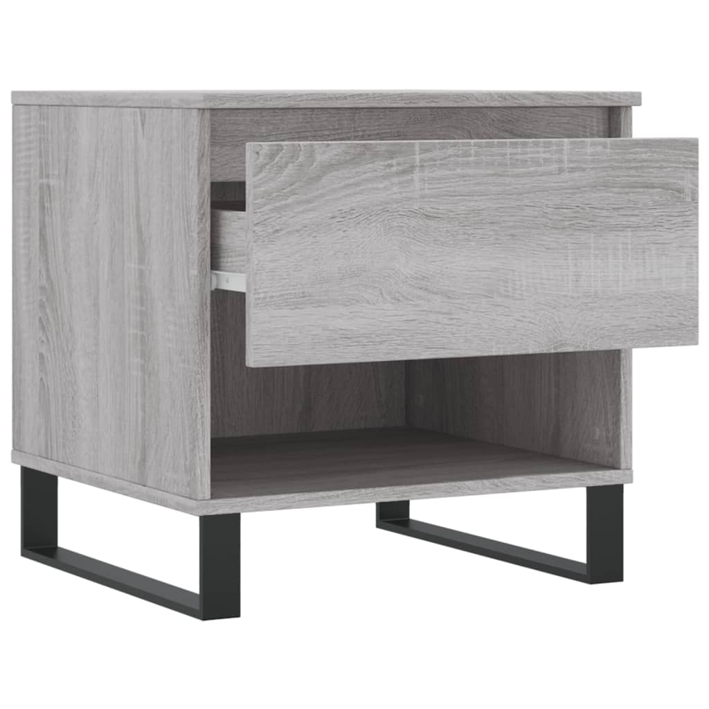 Tables basses 2 pcs sonoma gris 50x46x50 cm bois d'ingénierie - XIOS