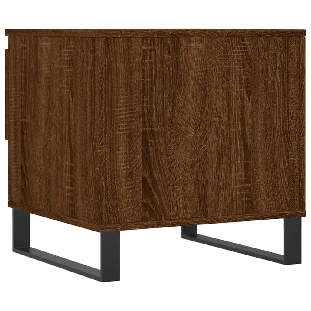 Table basse chêne marron 50x46x50 cm bois d'ingénierie - XIOS
