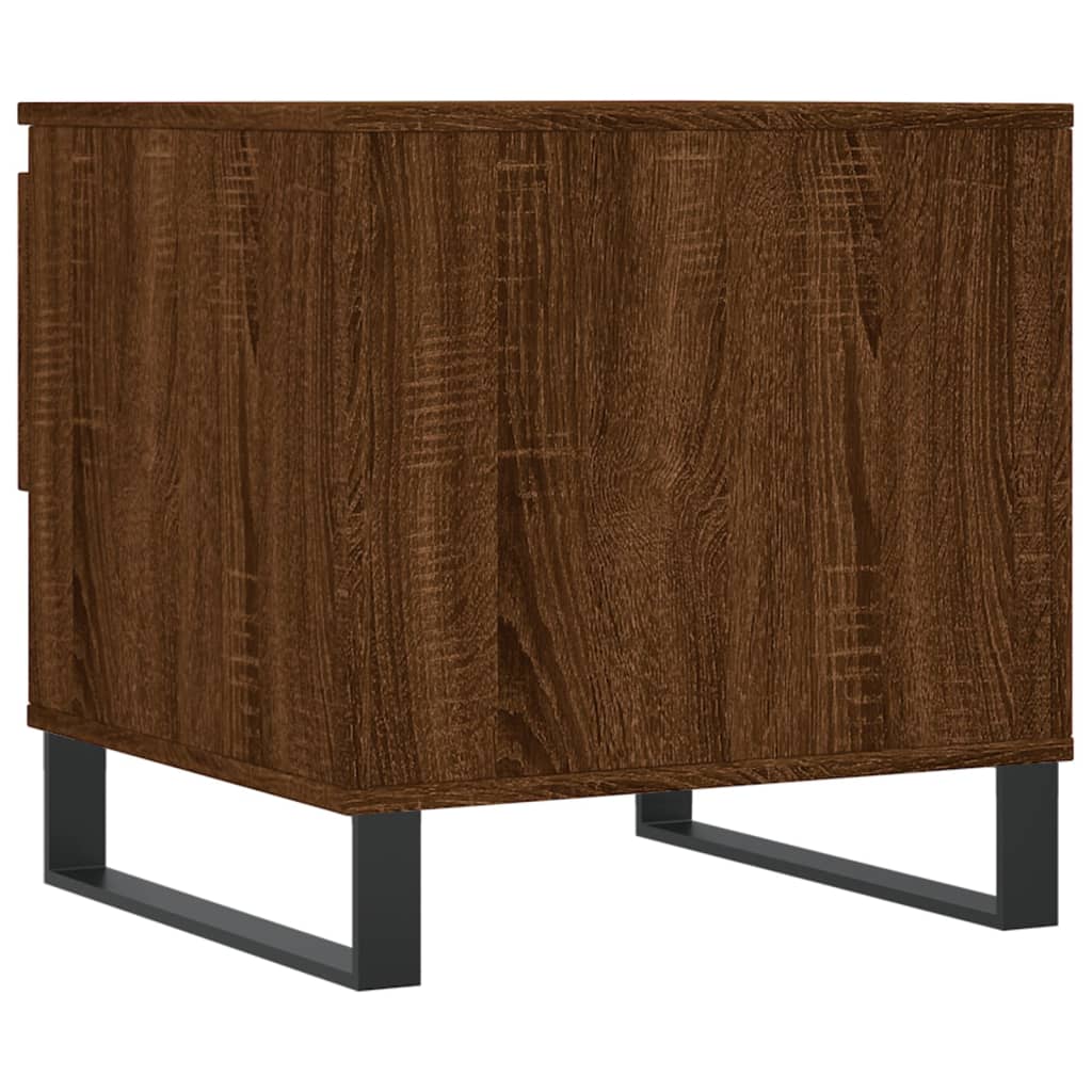 Tables basses 2 pcs chêne marron 50x46x50 cm bois d'ingénierie - XIOS