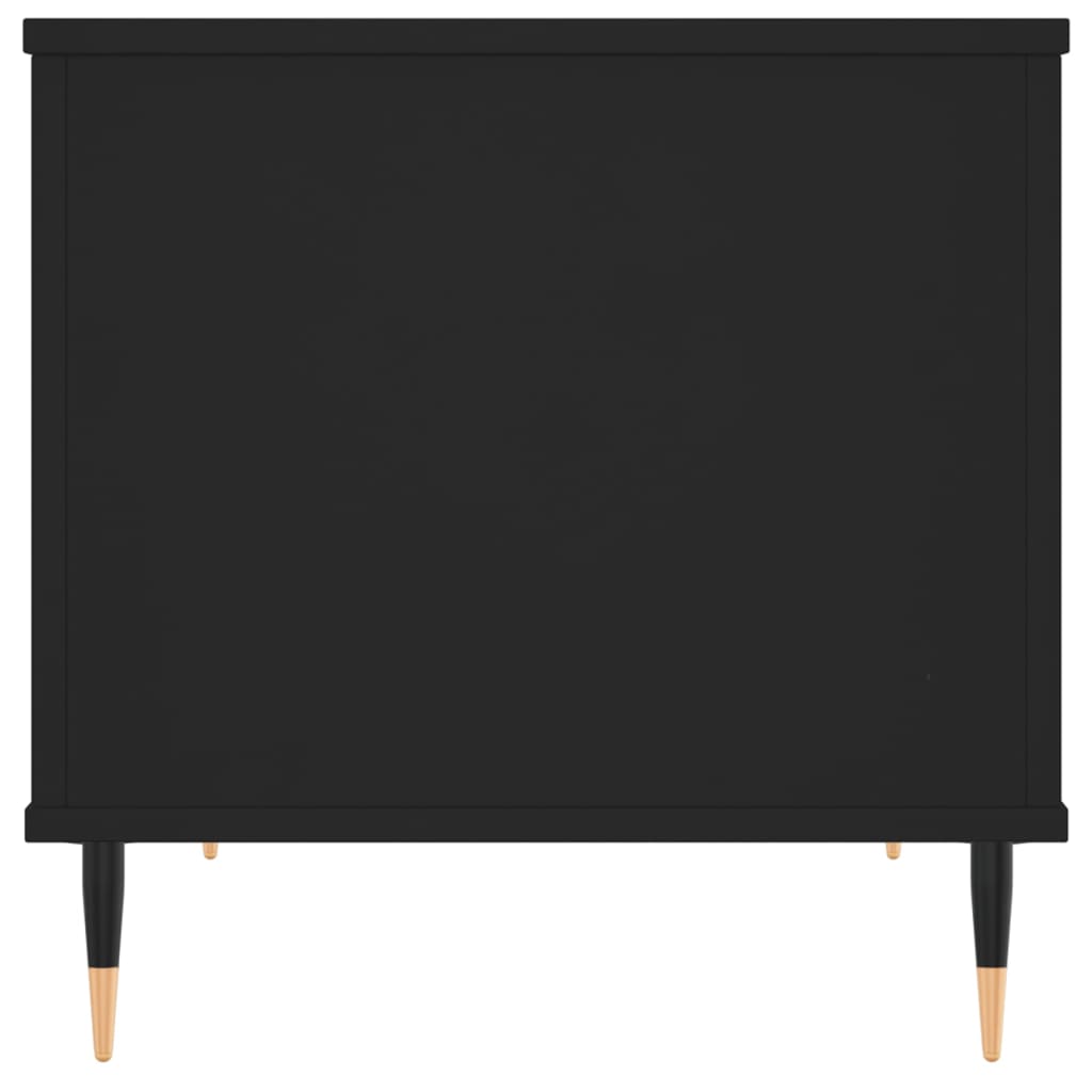 Table basse Noir 60x44,5x45 cm Bois d'ingénierie - XIOS