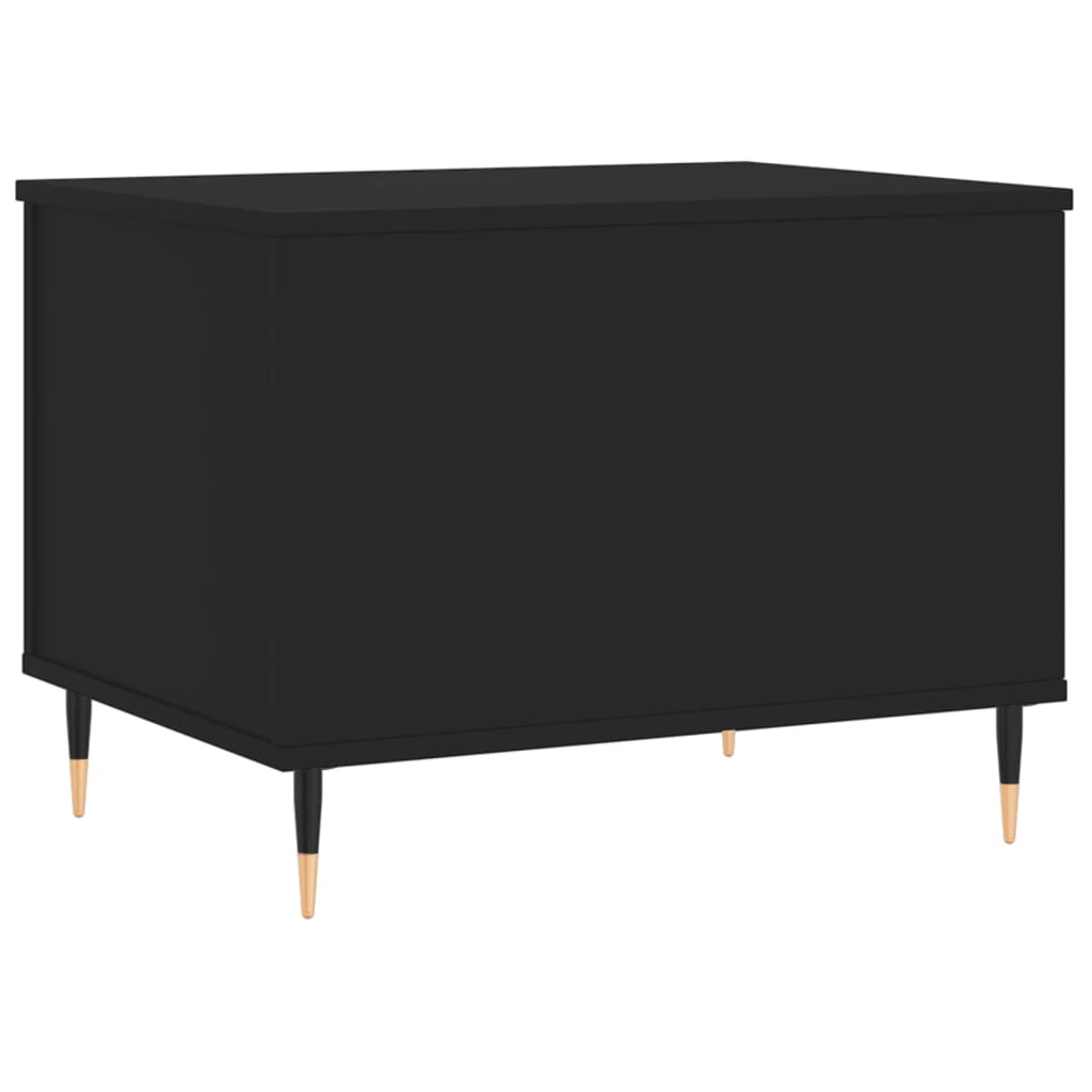 Table basse Noir 60x44,5x45 cm Bois d'ingénierie - XIOS