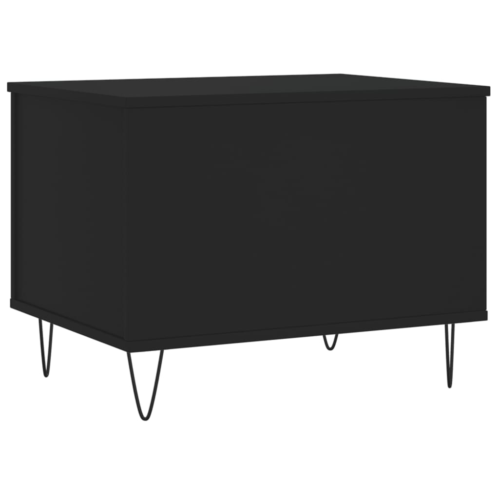 Table basse Noir 60x44,5x45 cm Bois d'ingénierie - XIOS