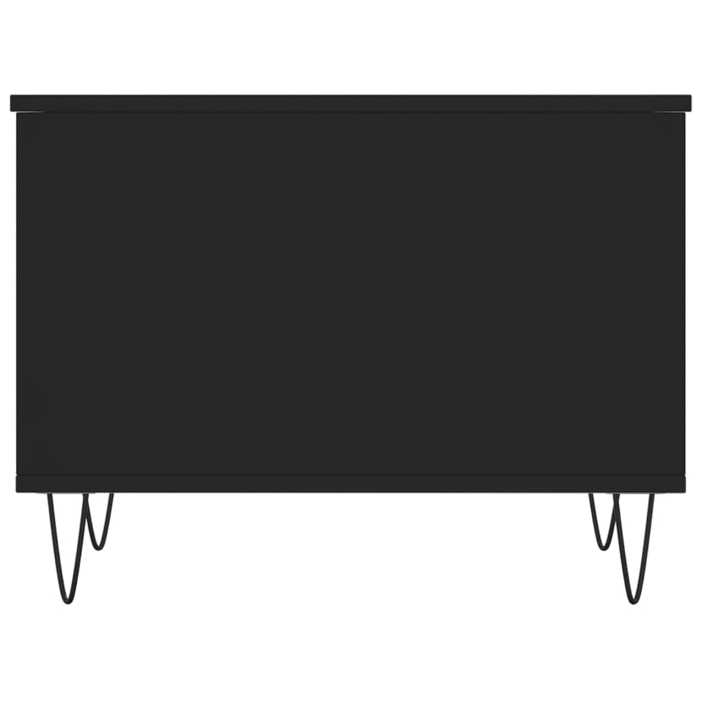 Table basse Noir 60x44,5x45 cm Bois d'ingénierie - XIOS