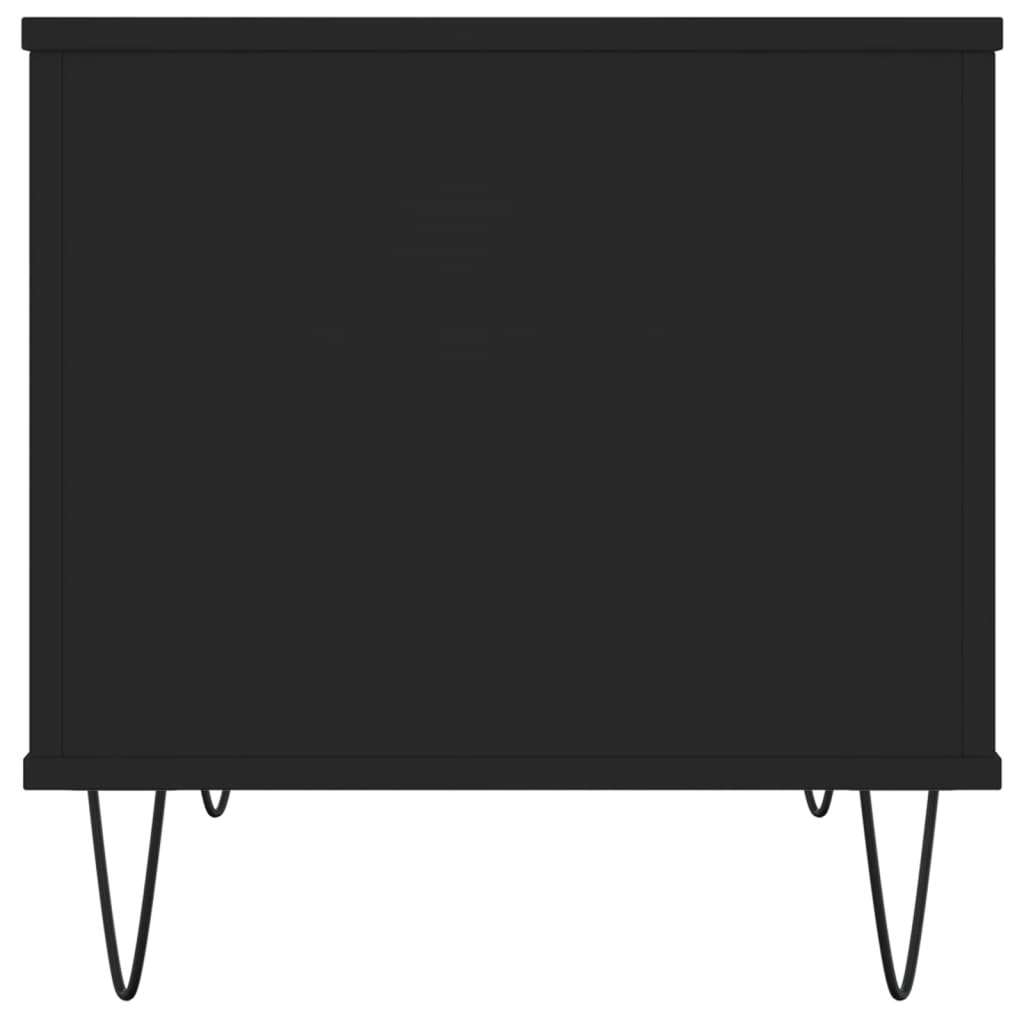 Table basse Noir 60x44,5x45 cm Bois d'ingénierie - XIOS