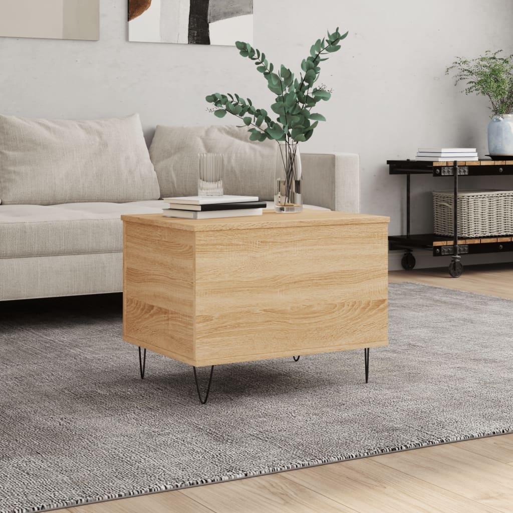 Table basse Chêne sonoma 60x44,5x45 cm Bois d'ingénierie - XIOS