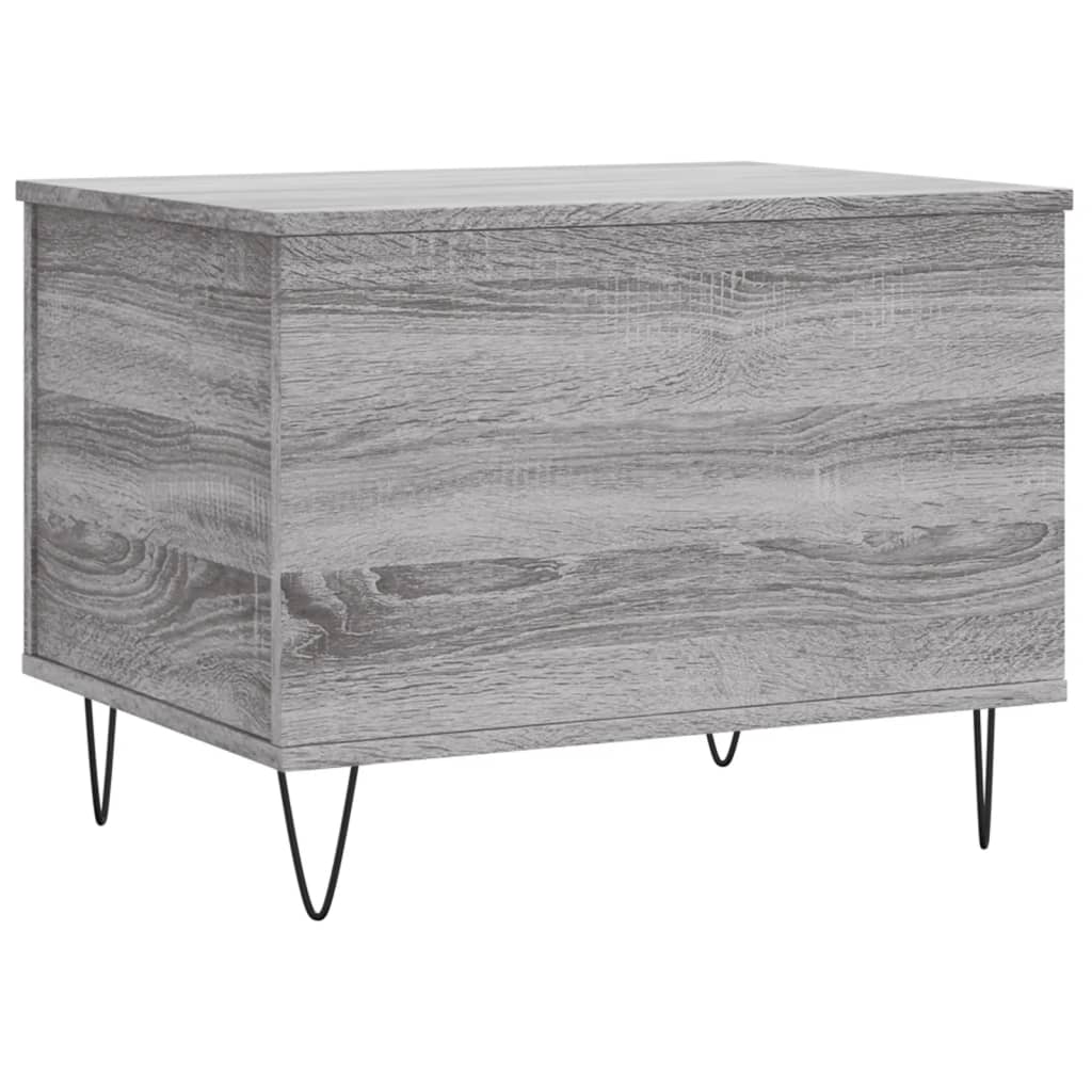 Table basse Sonoma gris 60x44,5x45 cm Bois d'ingénierie - XIOS