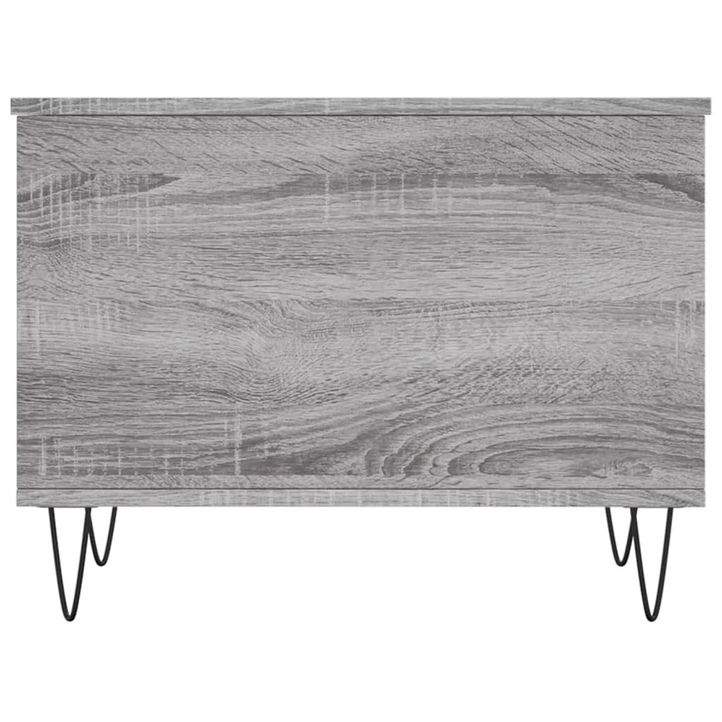 Table basse Sonoma gris 60x44,5x45 cm Bois d'ingénierie - XIOS