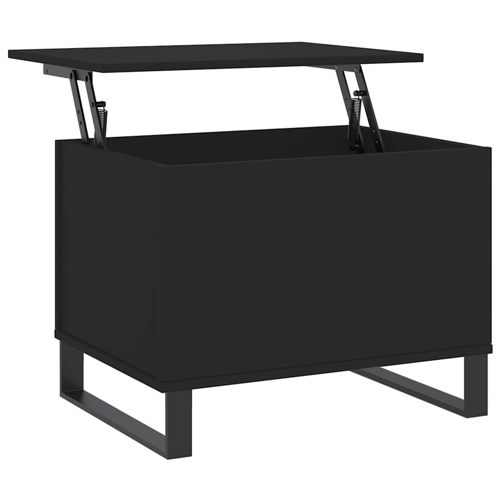 Table basse Noir 60x44,5x45 cm Bois d'ingénierie - XIOS