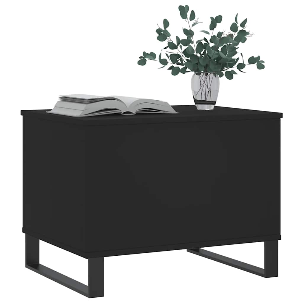 Table basse Noir 60x44,5x45 cm Bois d'ingénierie - XIOS