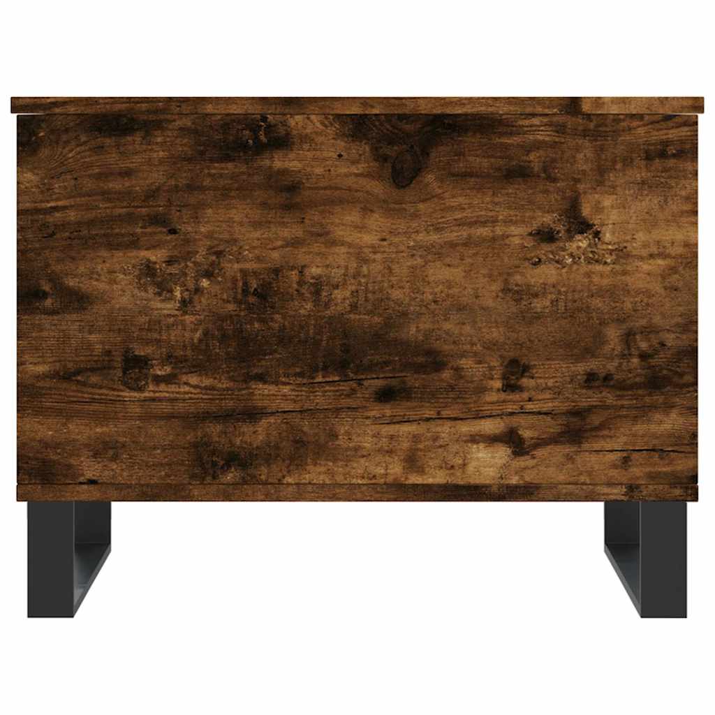 Table basse Chêne fumé 60x44,5x45 cm Bois d'ingénierie - XIOS