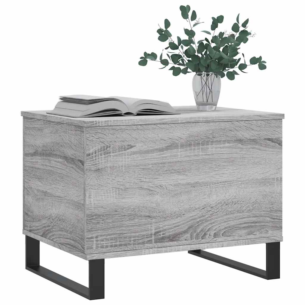 Table basse Sonoma gris 60x44,5x45 cm Bois d'ingénierie - XIOS