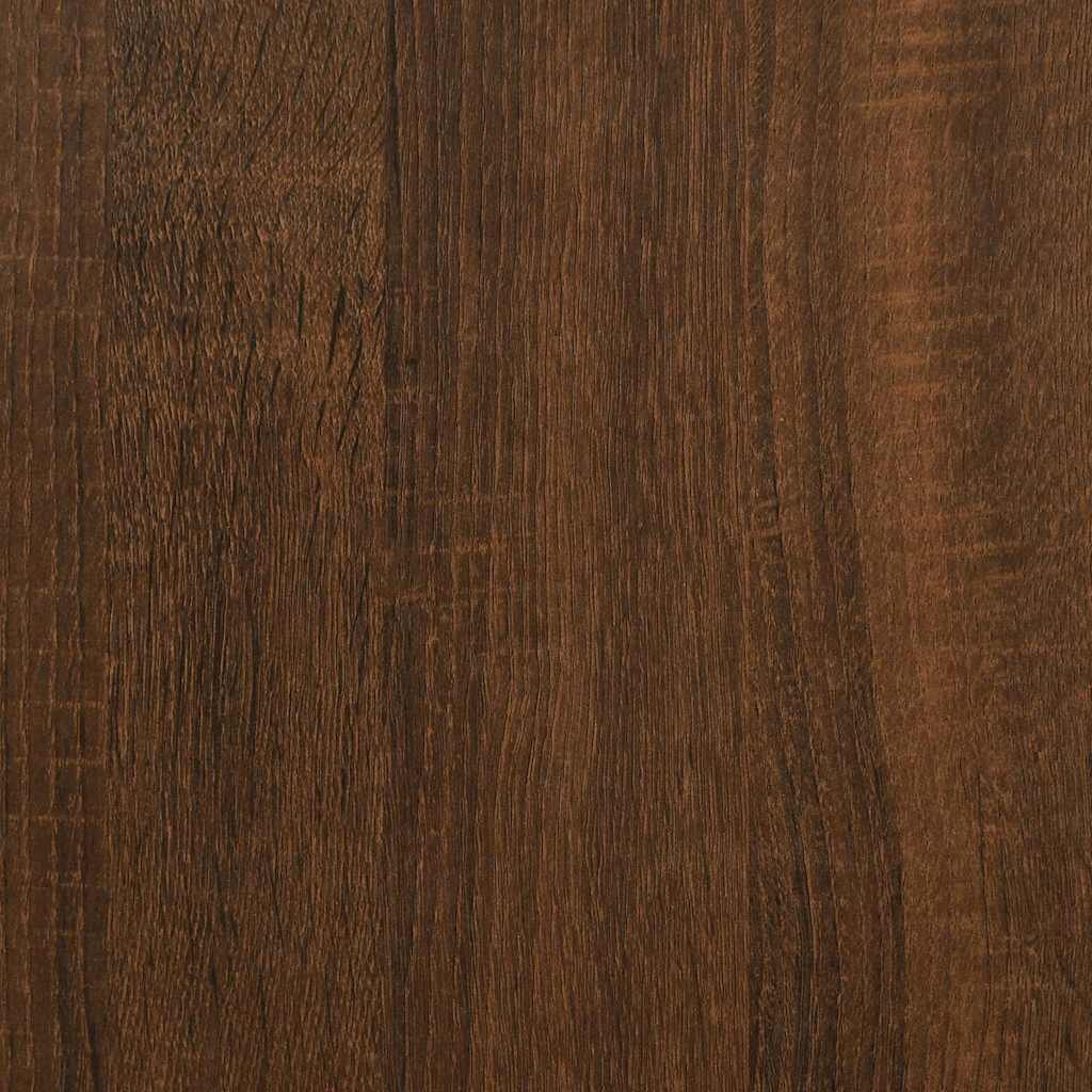 Table basse Chêne marron 60x44,5x45 cm Bois d'ingénierie - XIOS