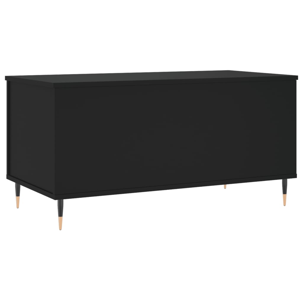 Table basse Noir 90x44,5x45 cm Bois d'ingénierie - XIOS