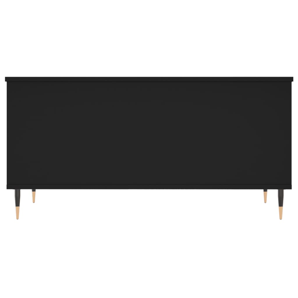 Table basse Noir 90x44,5x45 cm Bois d'ingénierie - XIOS