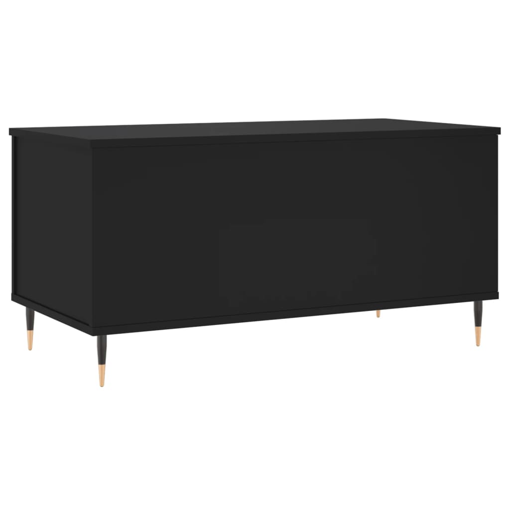 Table basse Noir 90x44,5x45 cm Bois d'ingénierie - XIOS