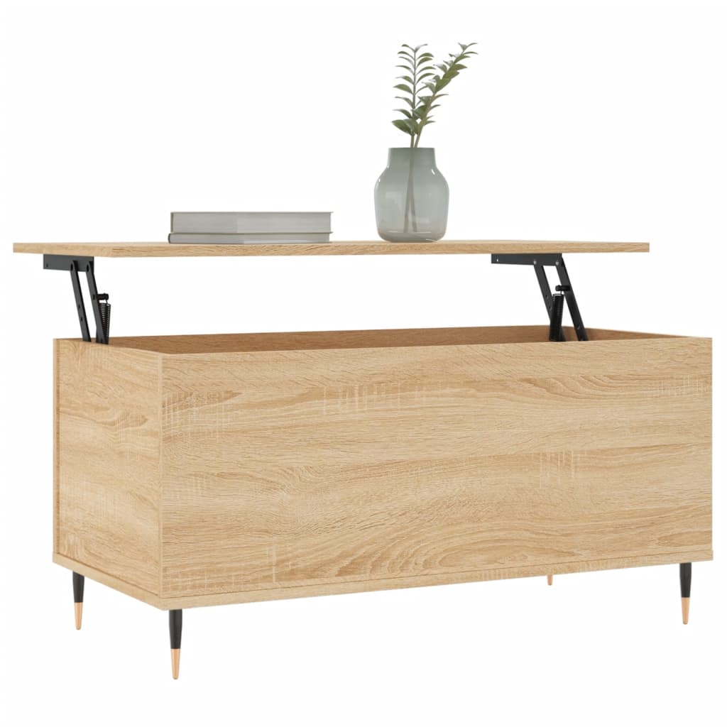 Table basse Chêne sonoma 90x44,5x45 cm Bois d'ingénierie - XIOS