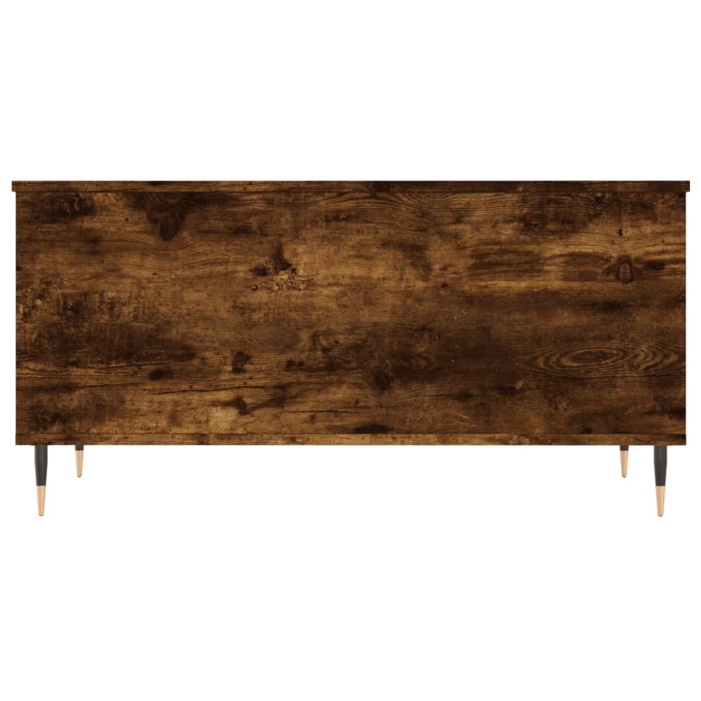 Table basse Chêne fumé 90x44,5x45 cm Bois d'ingénierie - XIOS