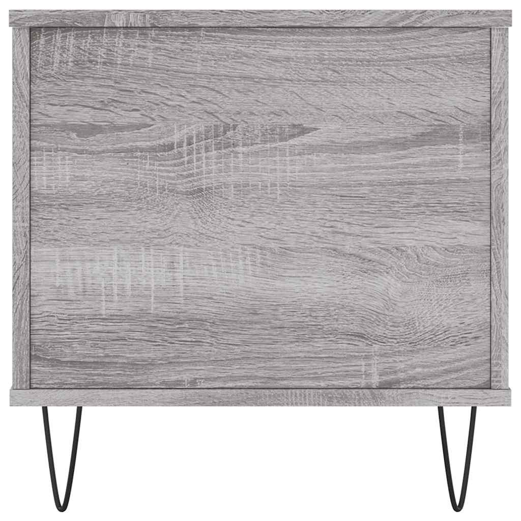 Table basse Sonoma gris 90x44,5x45 cm Bois d'ingénierie - XIOS
