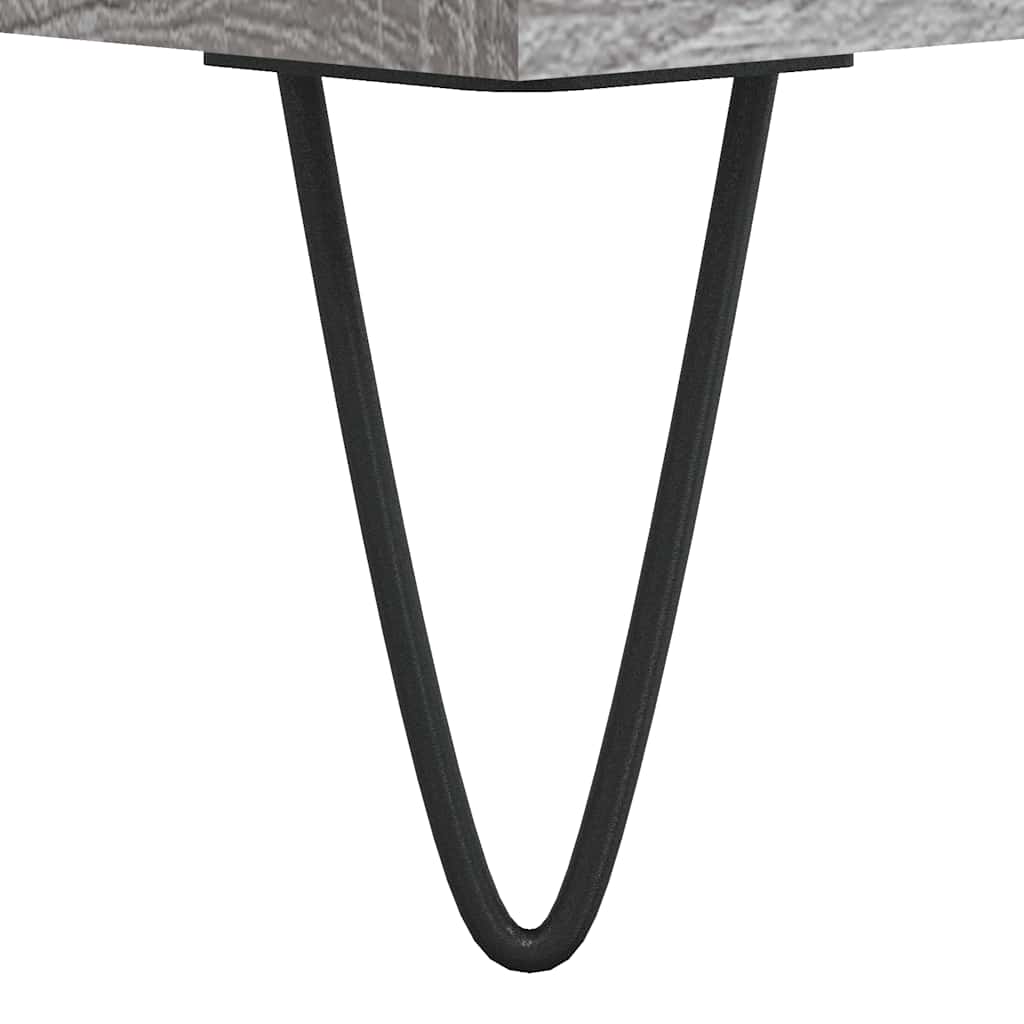 Table basse Sonoma gris 90x44,5x45 cm Bois d'ingénierie - XIOS