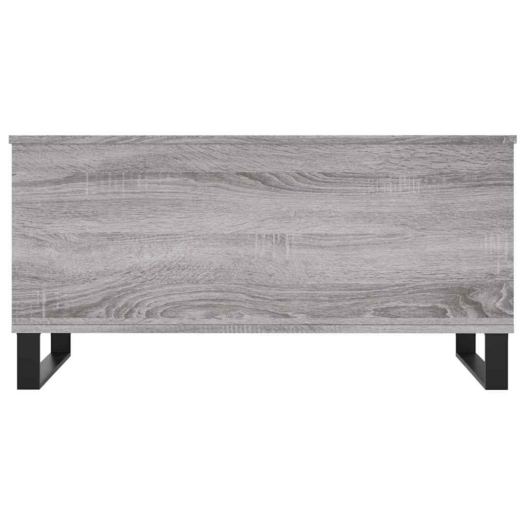 Table basse Sonoma gris 90x44,5x45 cm Bois d'ingénierie - XIOS