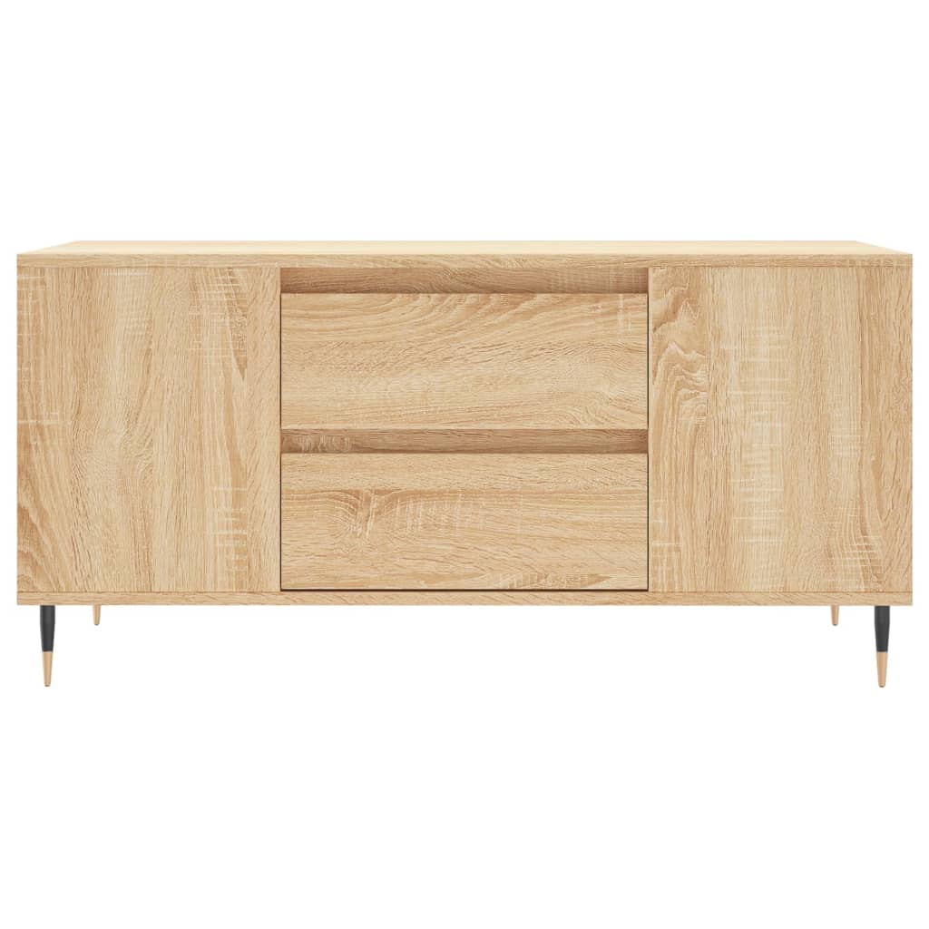 Table basse chêne sonoma 102x44,5x50 cm bois d'ingénierie XIOS