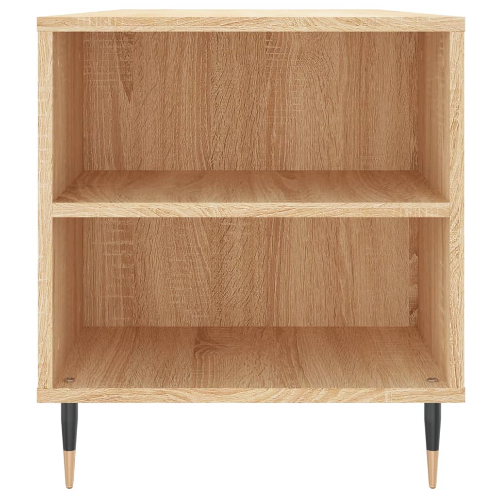 Table basse chêne sonoma 102x44,5x50 cm bois d'ingénierie XIOS