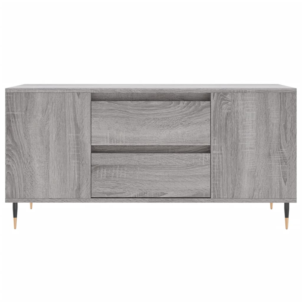Table basse sonoma gris 102x44,5x50 cm bois d'ingénierie XIOS