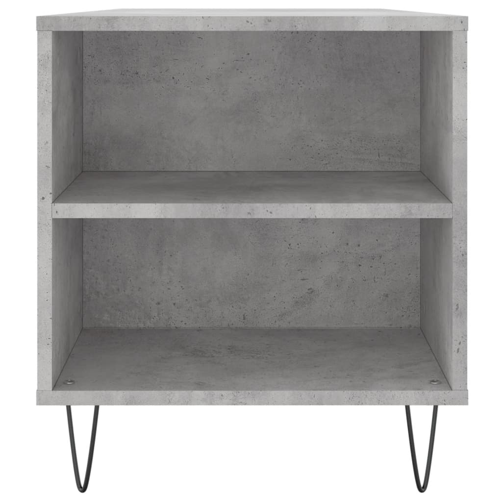 Table basse gris béton 102x44,5x50 cm bois d'ingénierie - XIOS
