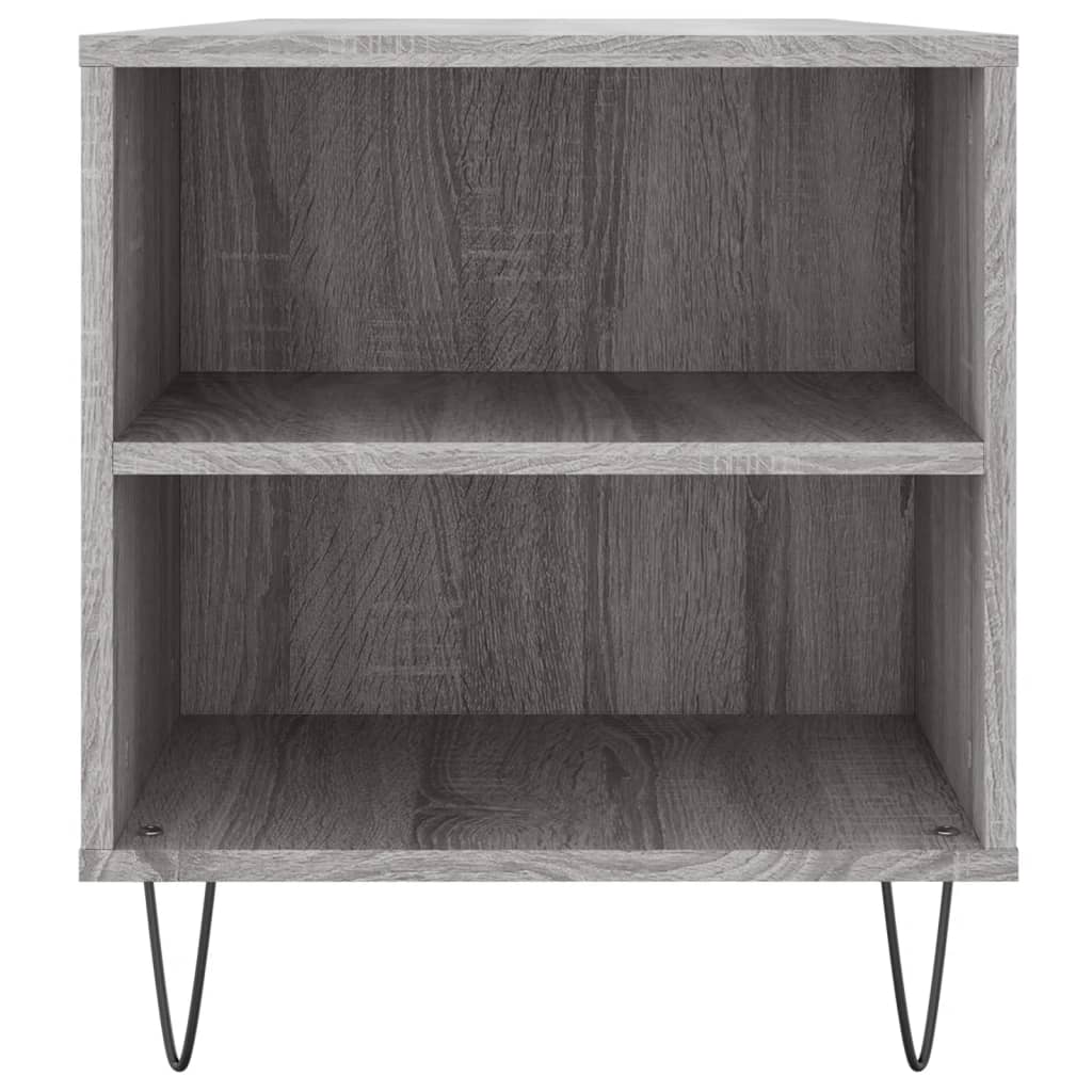 Table basse sonoma gris 102x44,5x50 cm bois d'ingénierie - XIOS