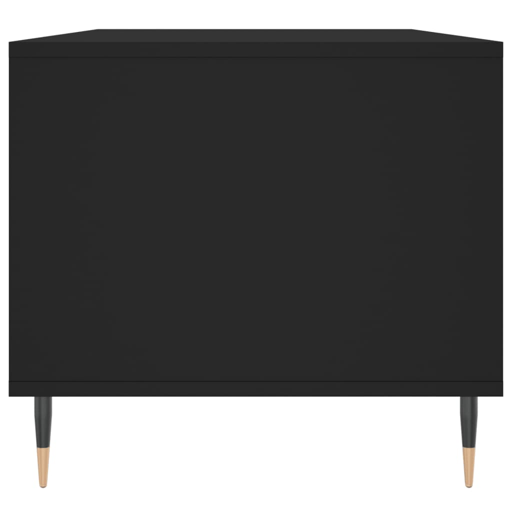 Table basse Noir 90x49x45 cm Bois d'ingénierie - XIOS