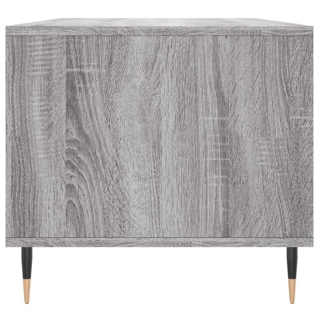 Table basse Sonoma gris 90x49x45 cm Bois d'ingénierie - XIOS