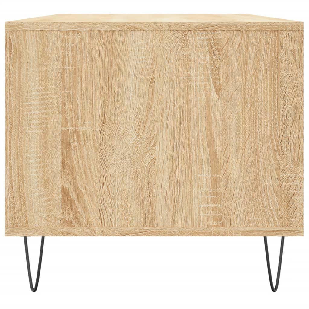 Table basse Chêne sonoma 90x49x45 cm Bois d'ingénierie - XIOS