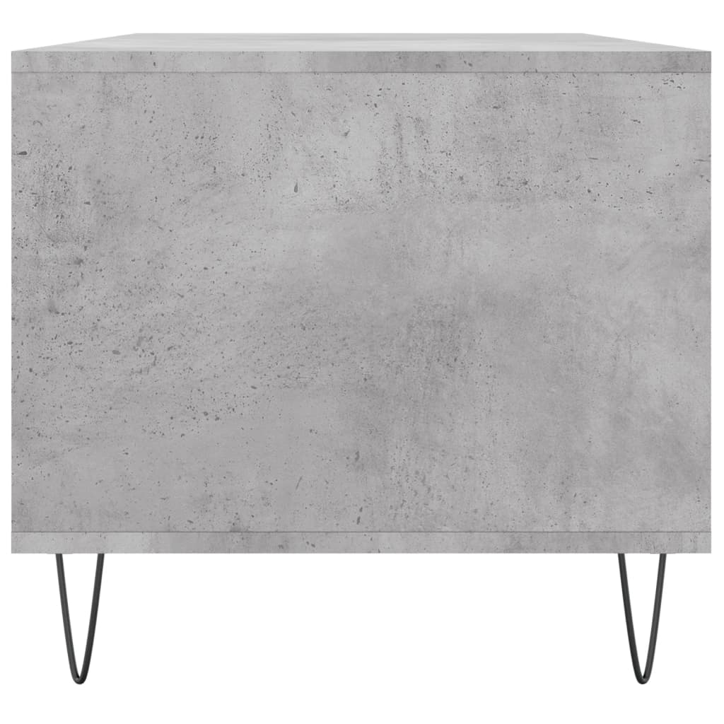 Table basse Gris béton 90x49x45 cm Bois d'ingénierie - XIOS