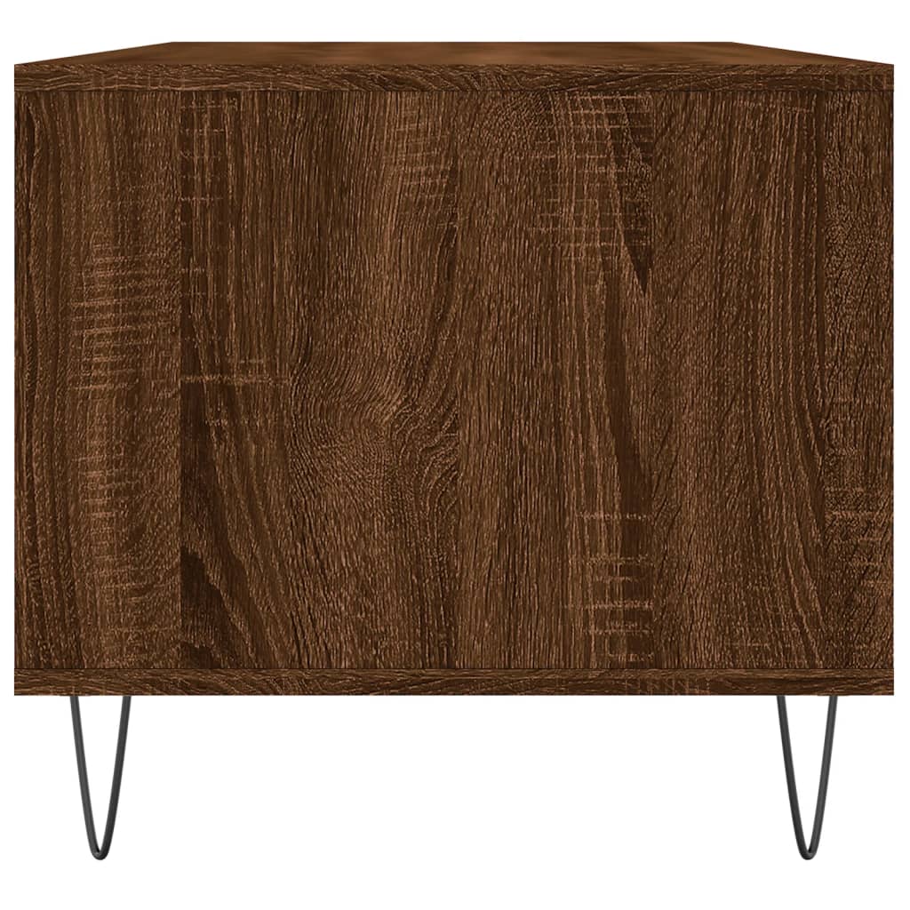 Table basse Chêne marron 90x49x45 cm Bois d'ingénierie - XIOS