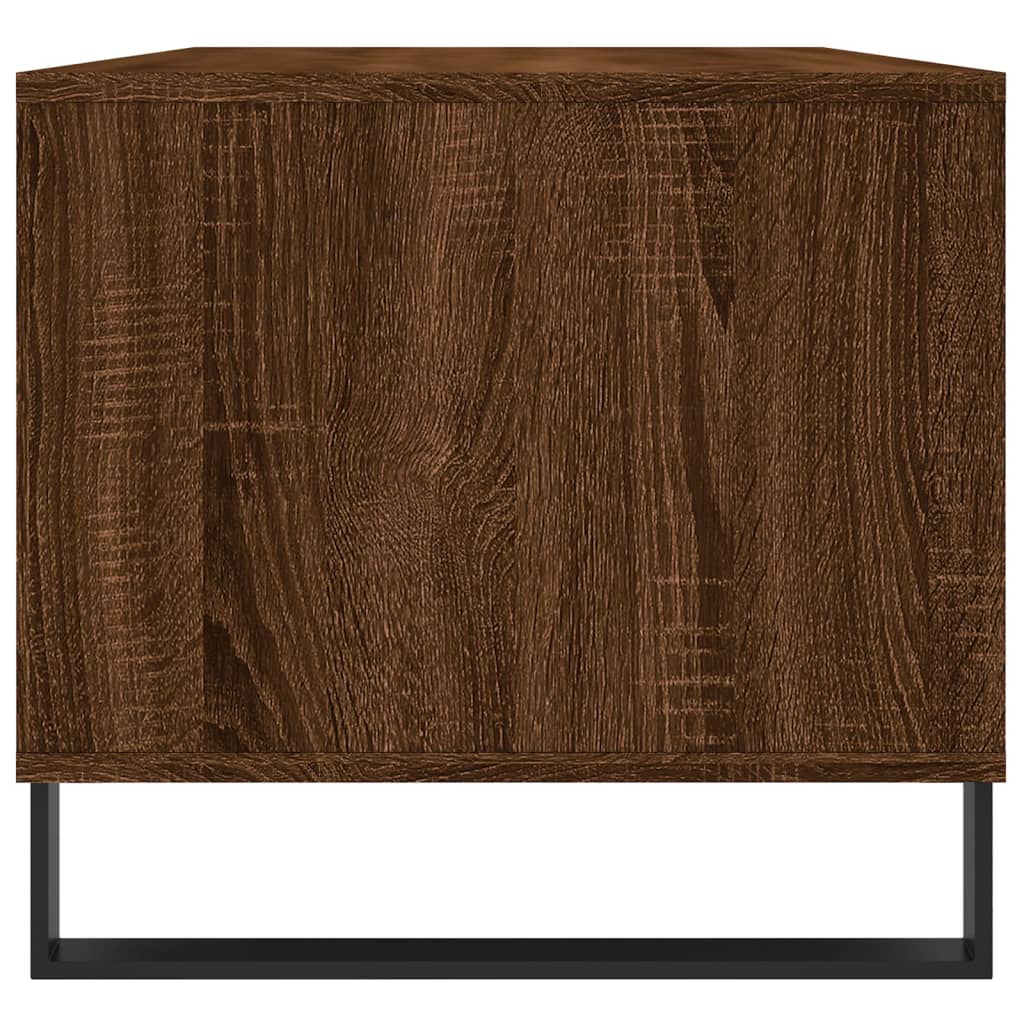 Table basse Chêne marron 90x49x45 cm Bois d'ingénierie - XIOS