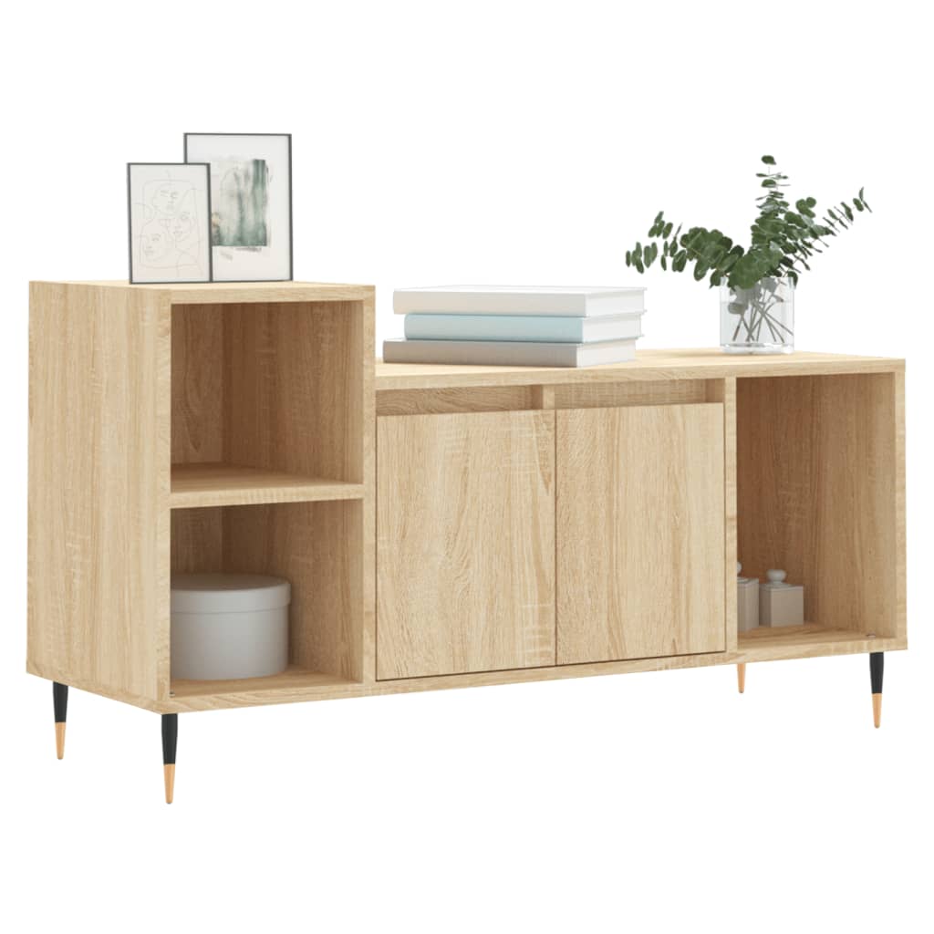 Meuble TV Chêne sonoma 100x35x55 cm Bois d'ingénierie - XIOS